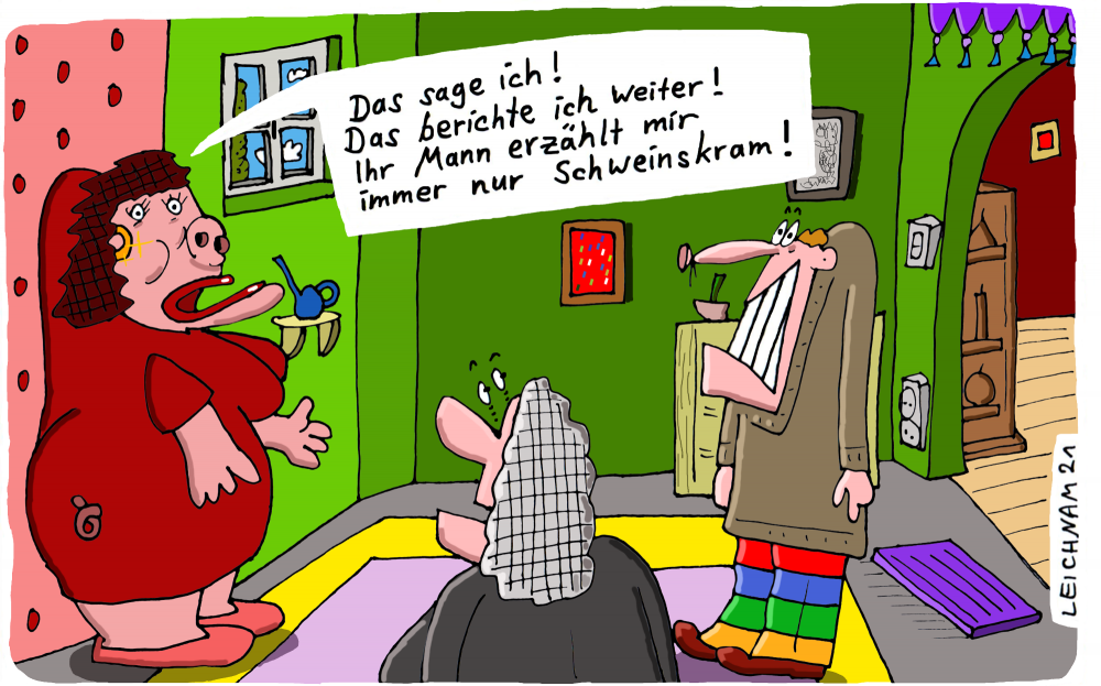 Cartoon: Damen und Herr 1