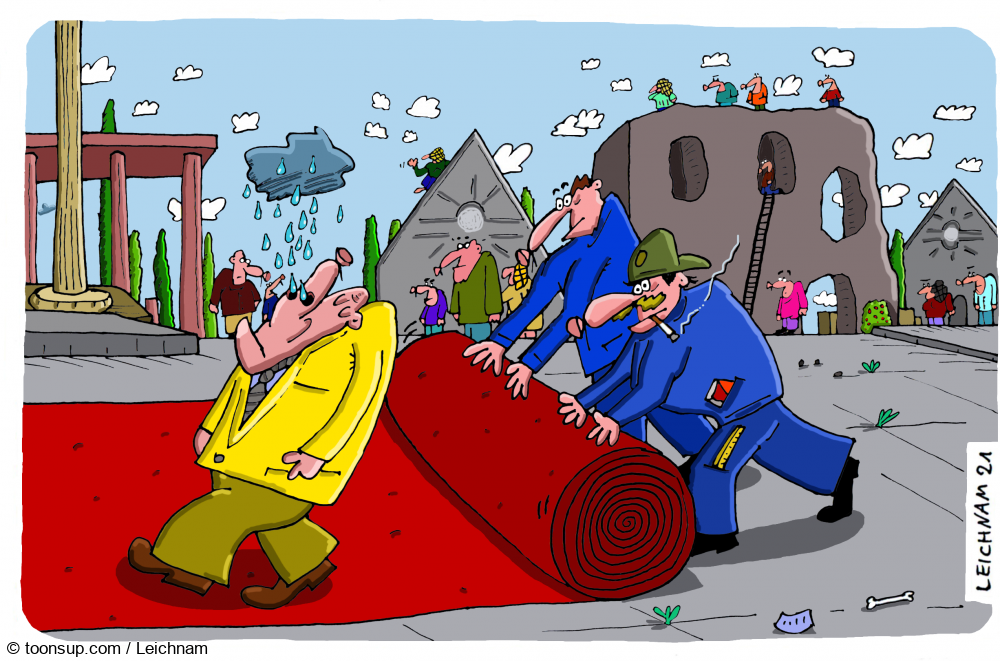 Cartoon: Zwei Arbeiter 1