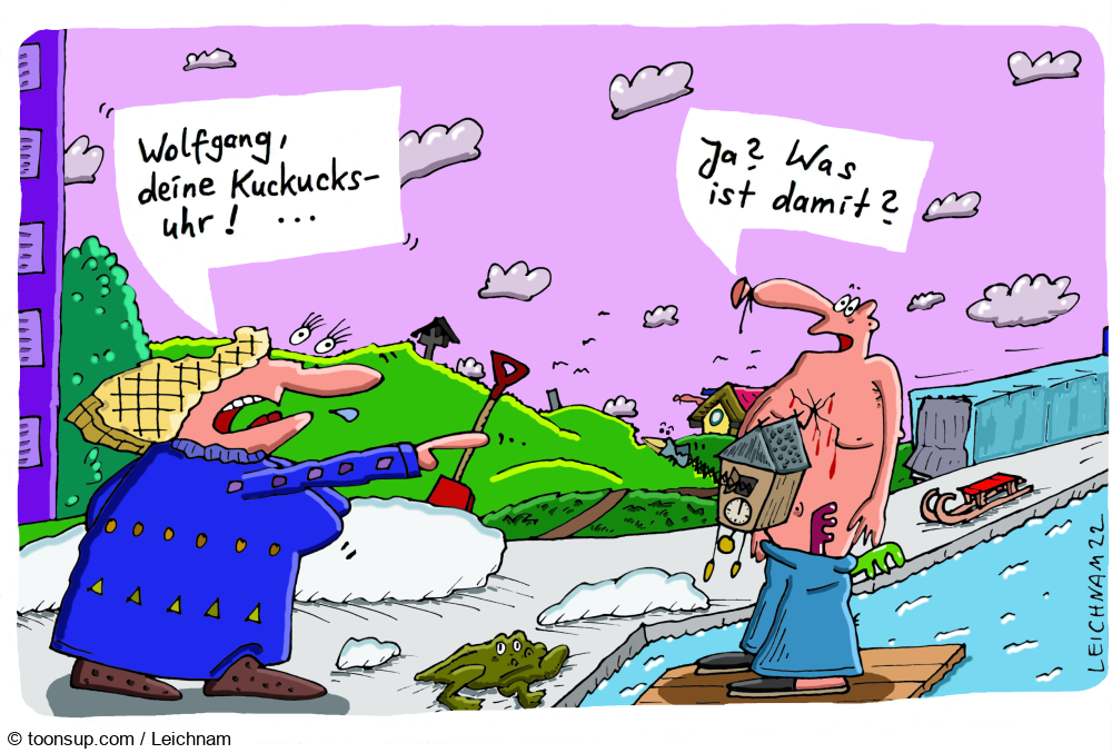 Cartoon: Bissel Quatsch 1