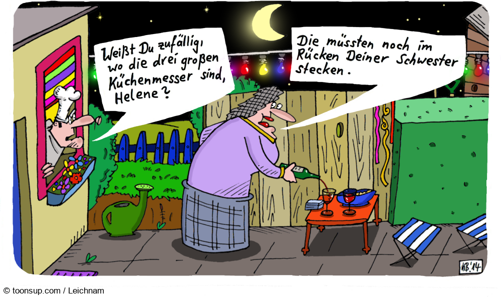 Cartoon: Nachts 1