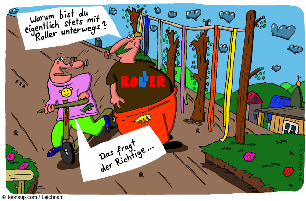 Cartoon: Warum? 1
