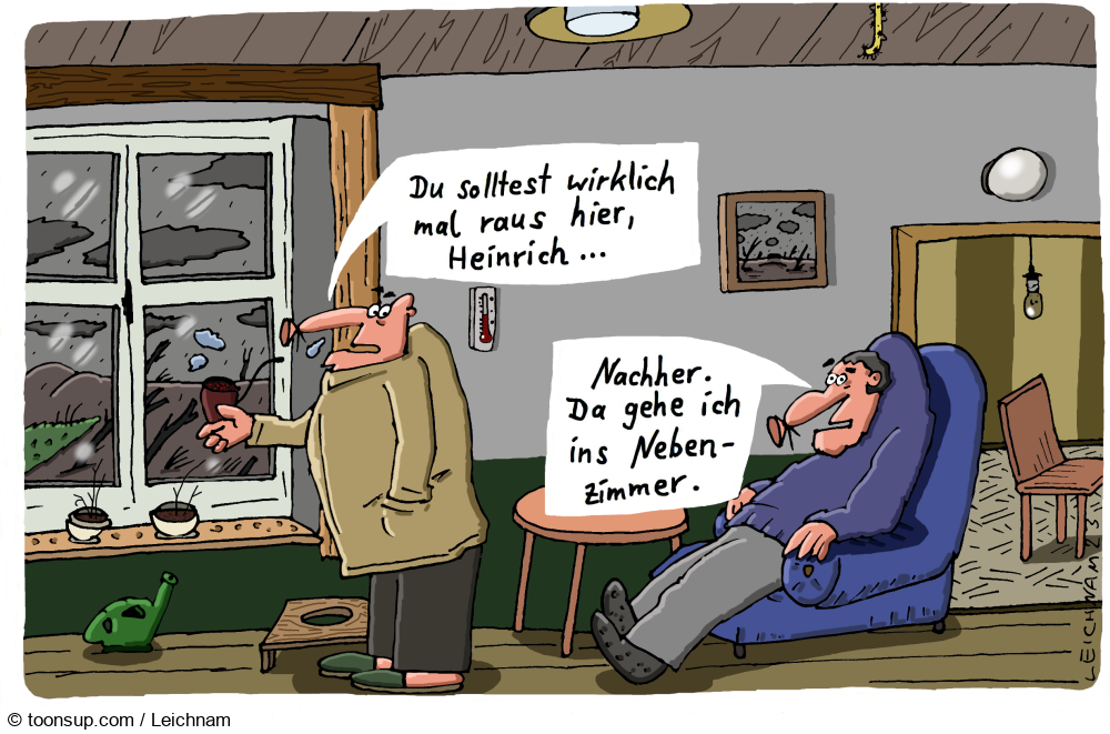 Cartoon: Zwei Herren 1