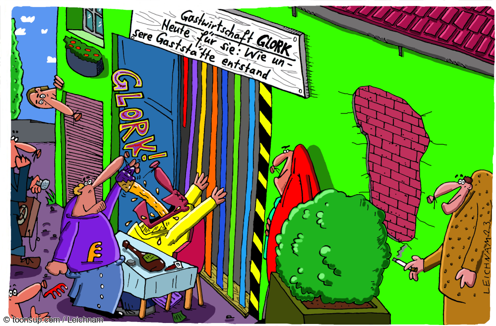 Cartoon: Gastwirtschaft 1
