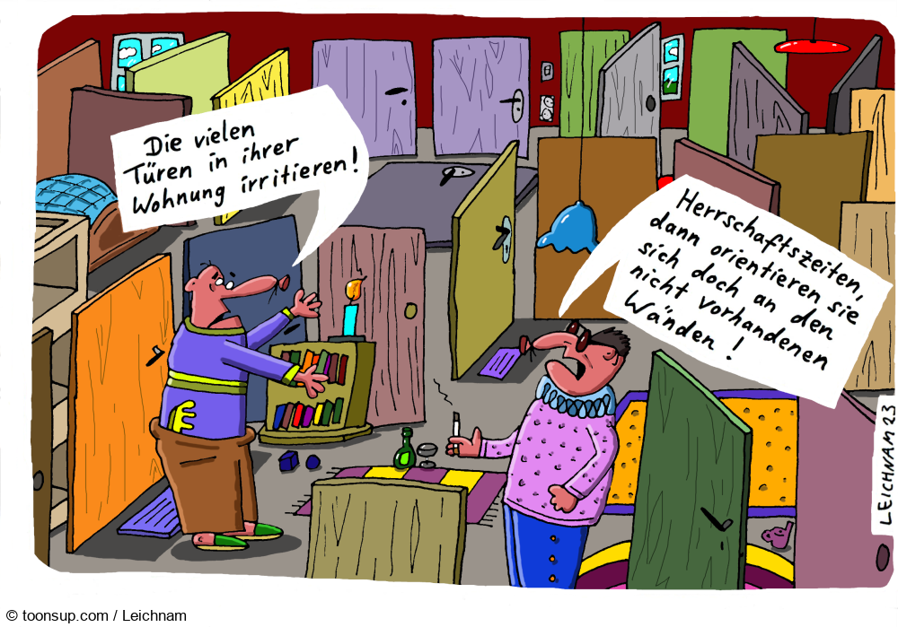 Cartoon: Irritation 1