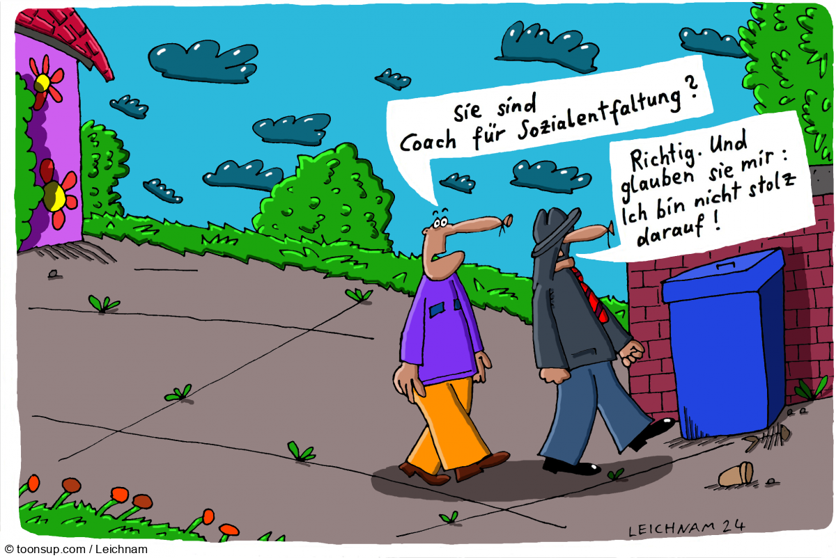 Cartoon: Frage und Antwort 1