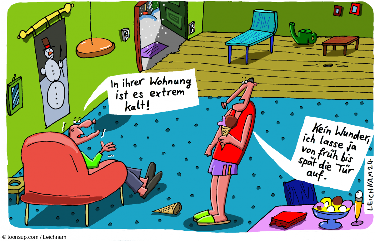 Cartoon: Winterzeit 1