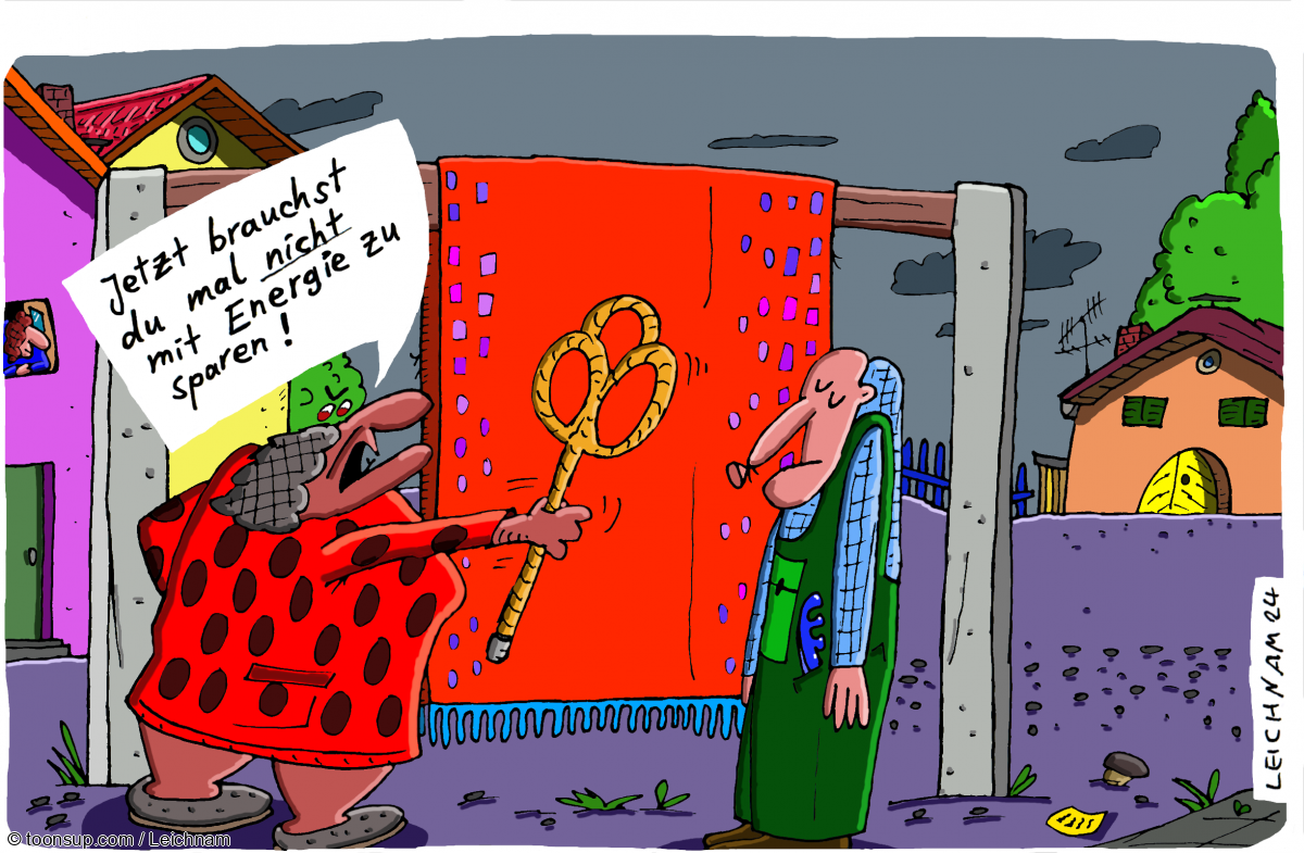 Cartoon: Im Hof 1