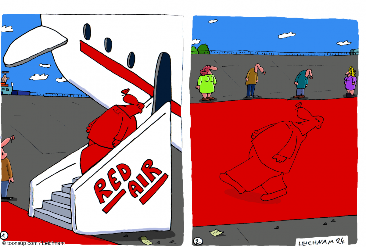 Cartoon: Ausrollung 1