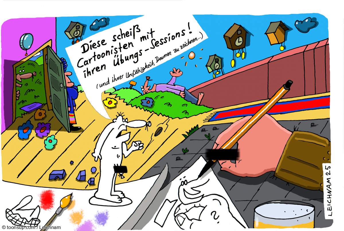 Cartoon: Übung 1