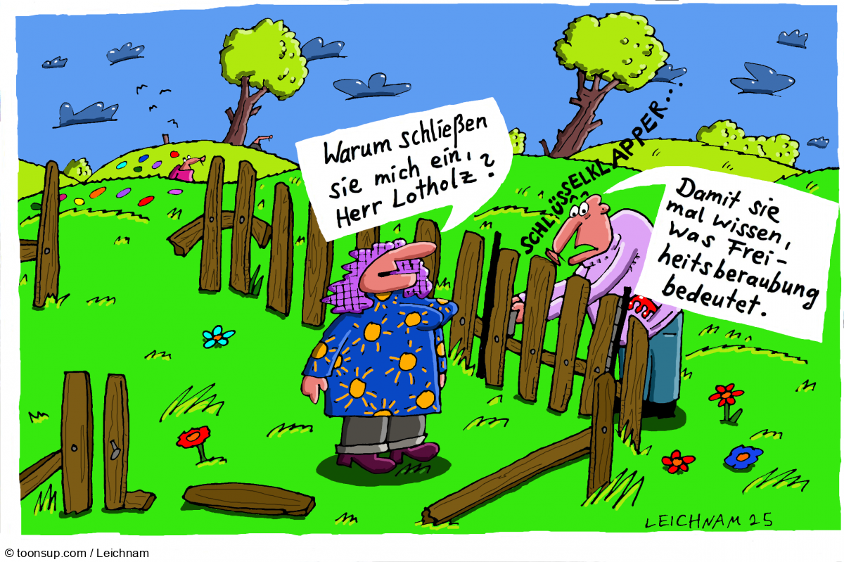 Cartoon: Lotholz 1