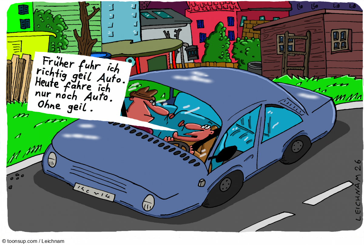 Cartoon: Früher 1