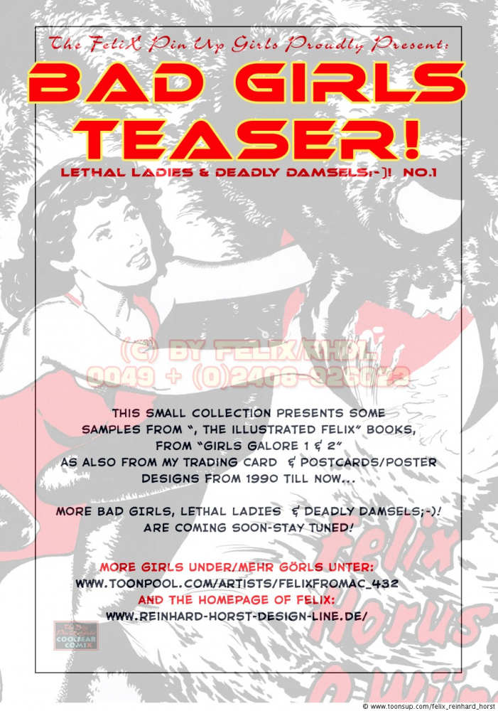 Illustration: Impressum Bad GIRLS Sampler 01 1