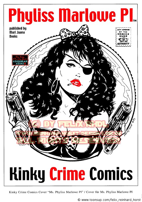 Concept Art / Character Design: kinky Crime ComiX! 1