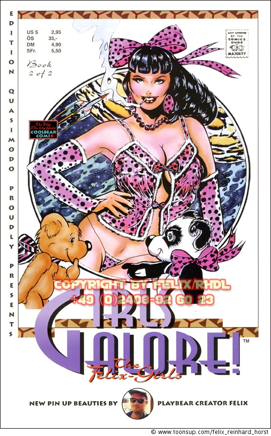Illustration: Girls Galore Book II with CoolBear ComiX Cover! 1