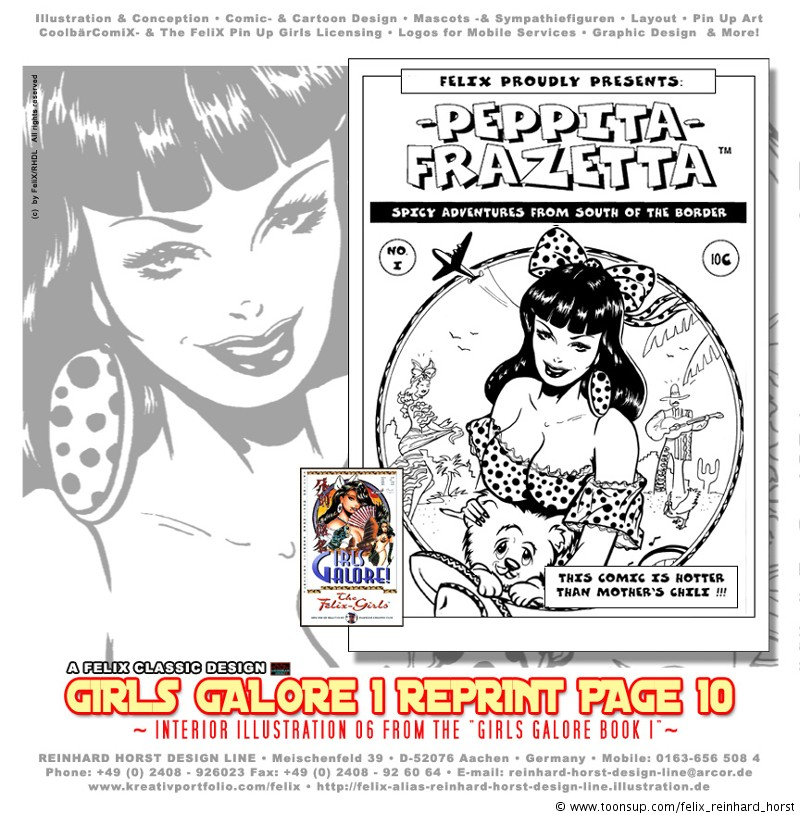 Illustration: FeliX Presents:Peppita Frazzetta Adventures! 1