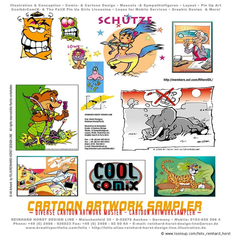 Comic: Felix Presents: Cartoon Artwork Sampler 03 1