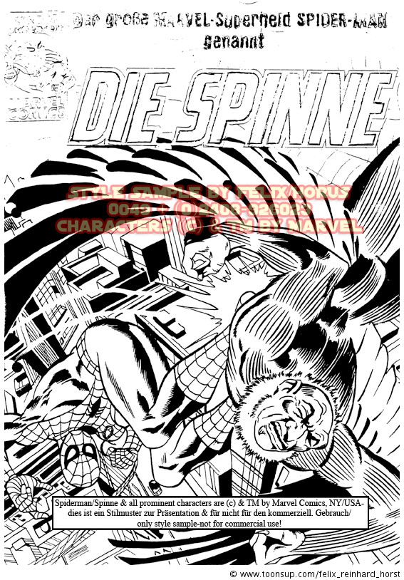 Comic: FeliX Presents: Die Spinne Cover 1