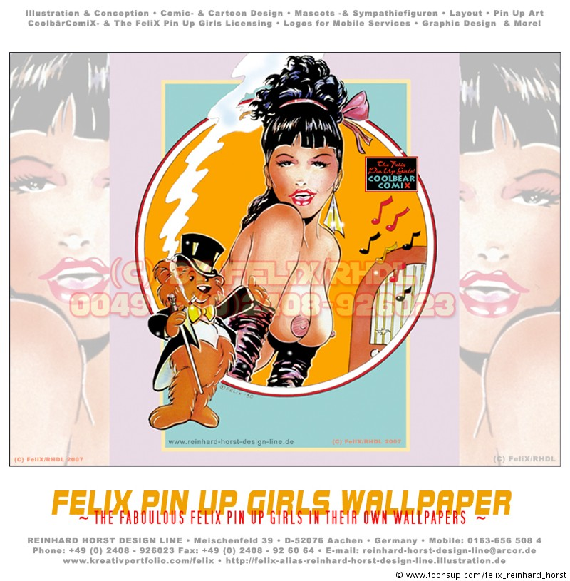 Illustration: FeliX Presents: The FeliX Pin Up Girls! 1