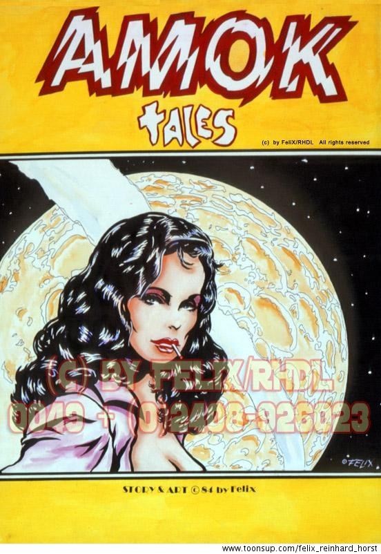 Comic: FeliX Presents: Non published AMOK Cover Design 1
