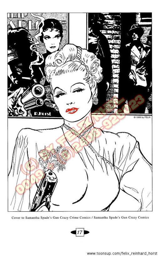Illustration: FeliX Presents: Deadly Damsel from Girls Galore II 1