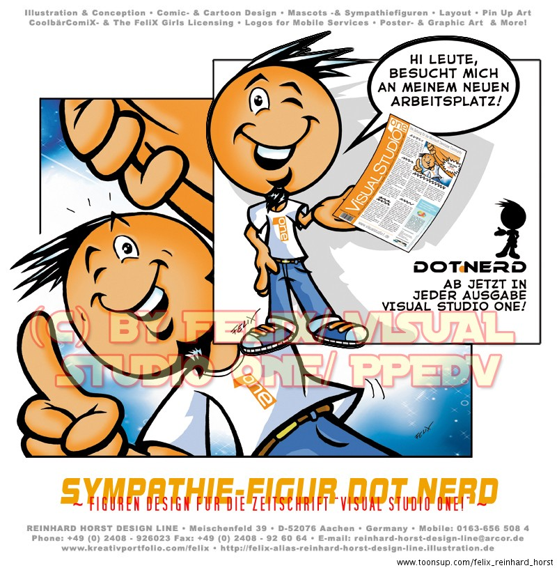 Comic: FeliX Presents: Das DotNerd Design für Visual Studio One 1