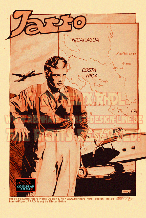 Illustration: FeliX Presents: Comicfigur JARRO im Retro Design 1