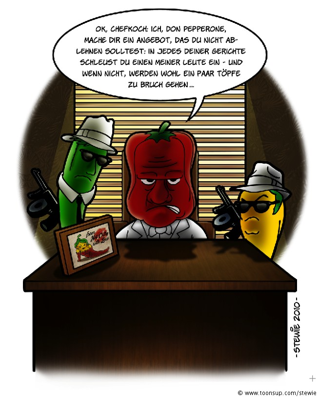 Cartoon: Paprika-Mafia 1