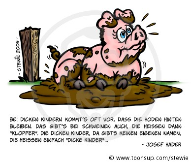Cartoon: Klopfer 1