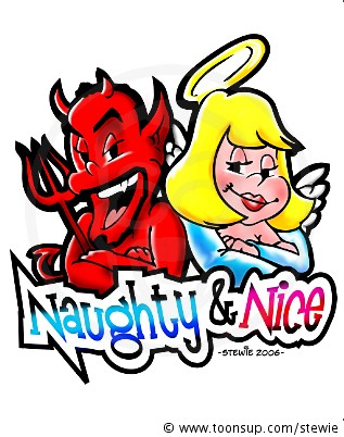 Illustration: Naughty and Nice 1