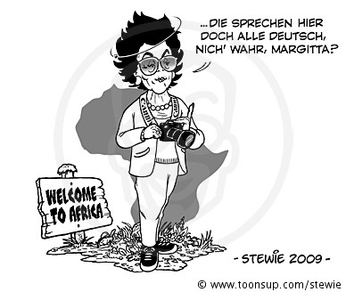Cartoon: Welcome to Africa 1