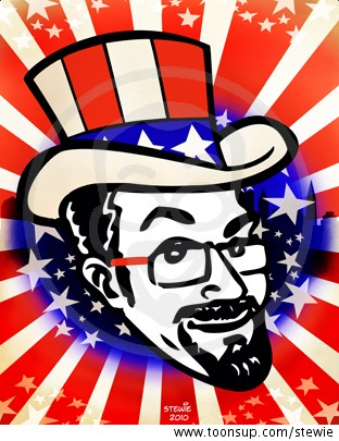 Cartoon: Greetings from America 1