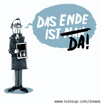 Cartoon: Das Ende ist ... DA?! 1