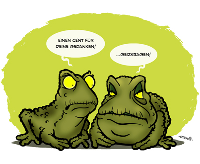 Cartoon: Einen Cent... 1