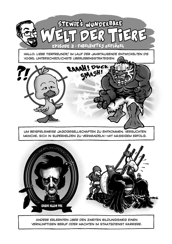 Comic: SteWie's Wunderbare Welt der Tiere 3