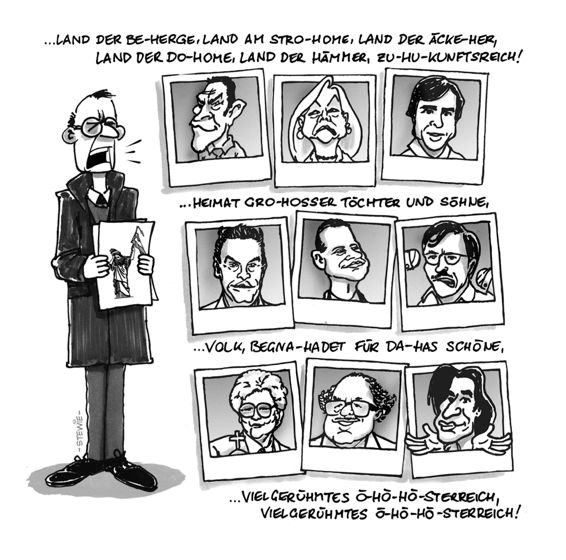 Cartoon: Bundeshymne 1