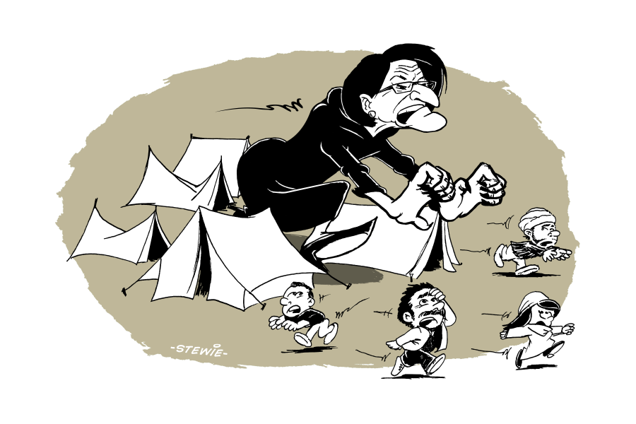 Caricature: Johanna M. II 1