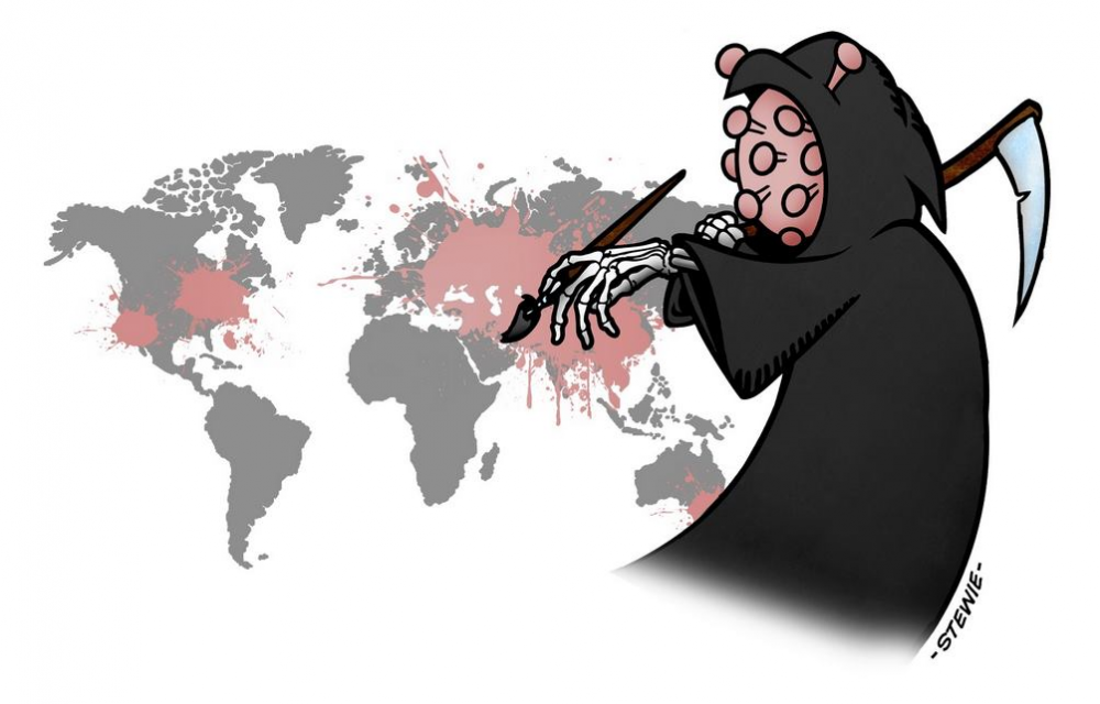 Cartoon: Corona Virus 1