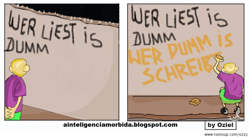 Cartoon: Morbid Intelligence 1