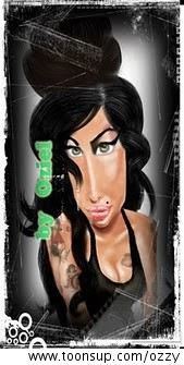 Caricature: Amy Winehouse Karikatur 1