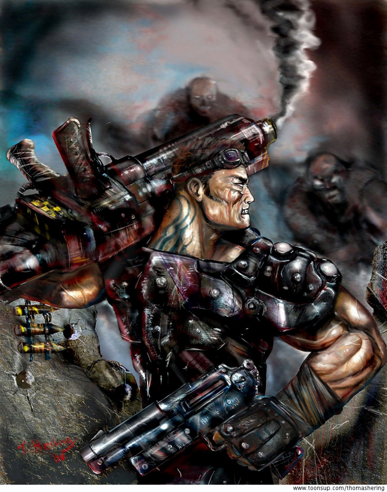 Concept Art / Character Design: Powergunner 1