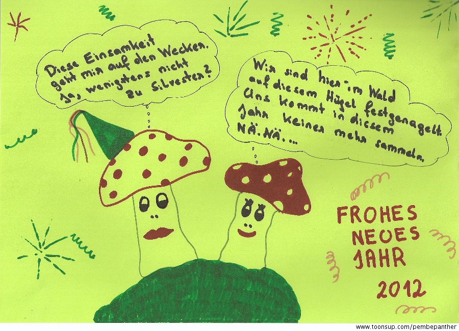 Cartoon: zwei Pilzfreunde 1