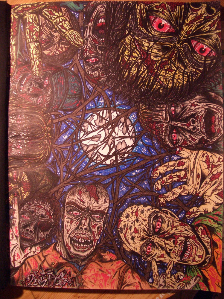 Illustration: zombie army 1
