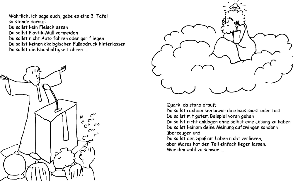 Cartoon: Religion entdeckt die FfF Bewegung 1