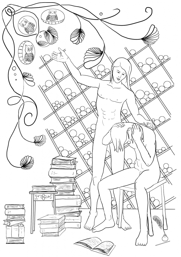 Illustration: Lernen ist schwer 1