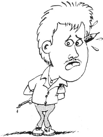 Caricature: Selbstkarikaturen 1