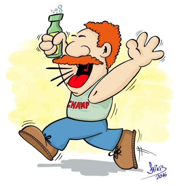 Illustration: Happy Birthday Rolf 1