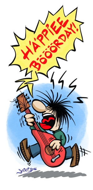 Illustration: Happy Birthday - The Rocker 1
