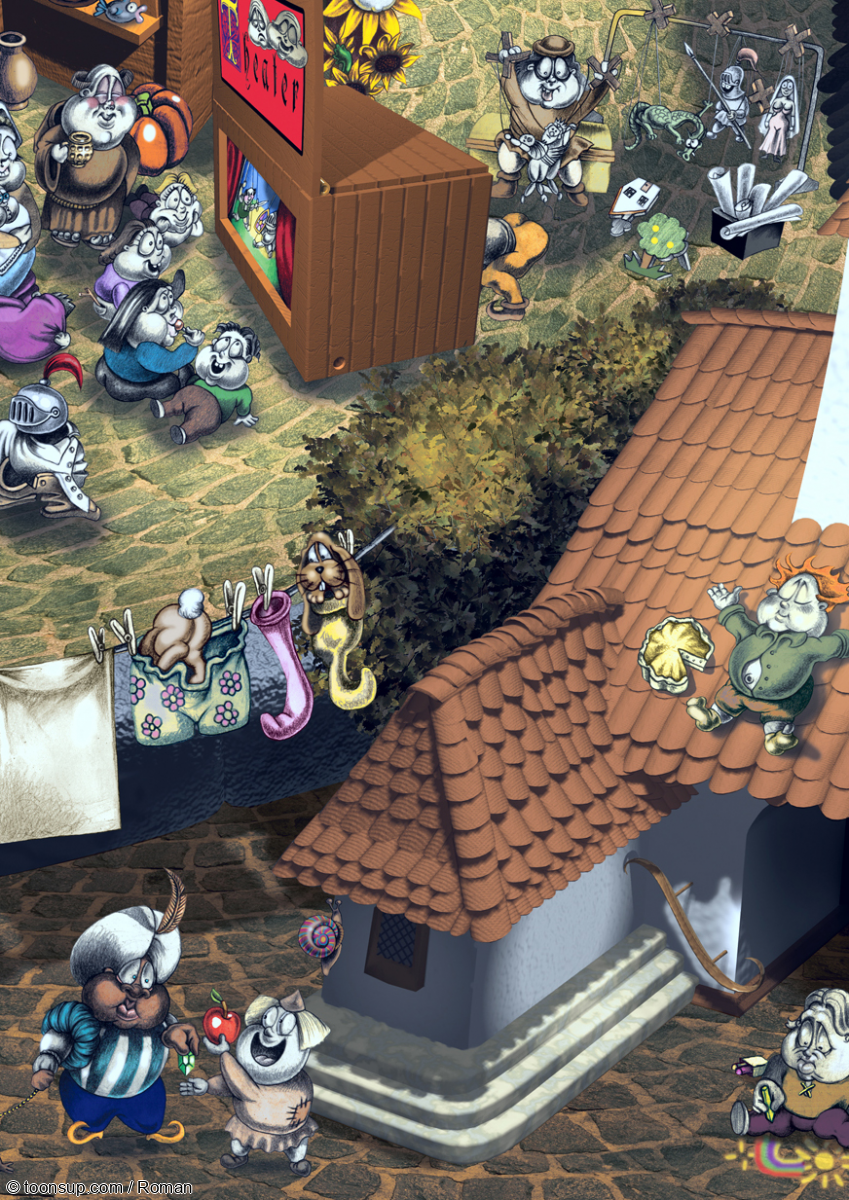 Picture Puzzle: Mittelalterlicher Marktplatz 3