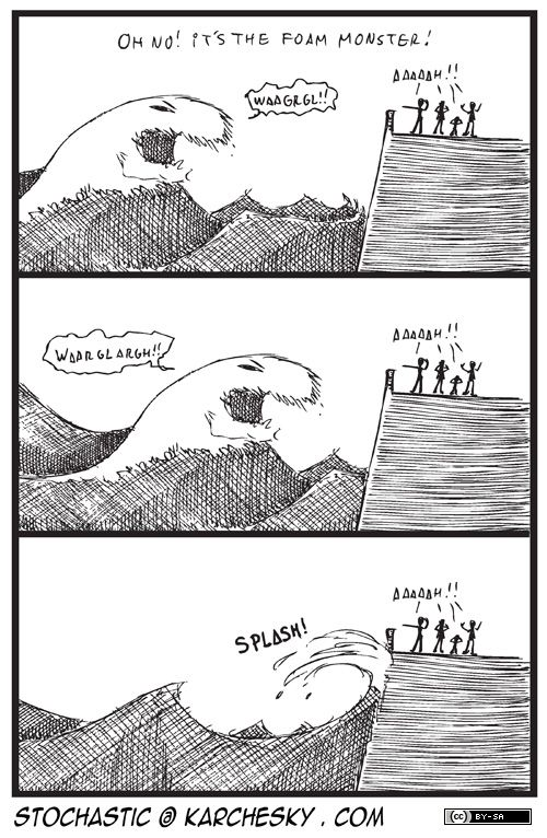 Comic: The Foam Monster 1