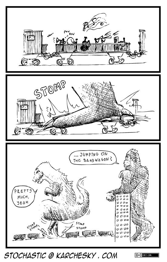 Cartoon: And the band kept playing on 1